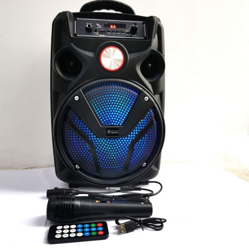 Speaker Bluetooth SX-Y812 (Free Mic Karaoke+Remote) Suara Super Bass Ukuran 8 Inch