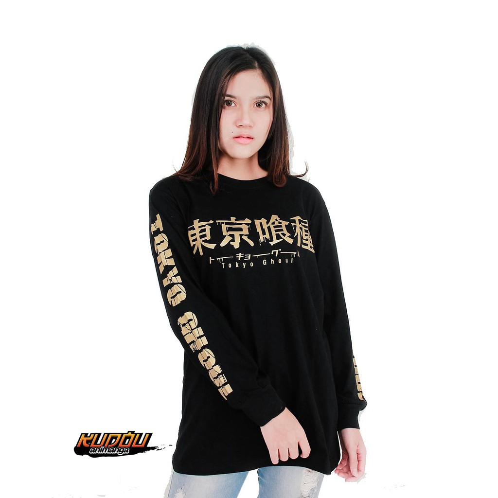 Longsleeve Kaneki Kanji Gold Tokyo Ghoul