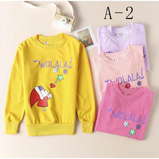 baju import anak perempuan/ suiter import anak perempuan