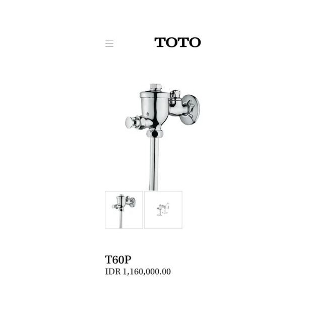 TOTO T 60 P PUSH KRAN TOTO ORIGINAL