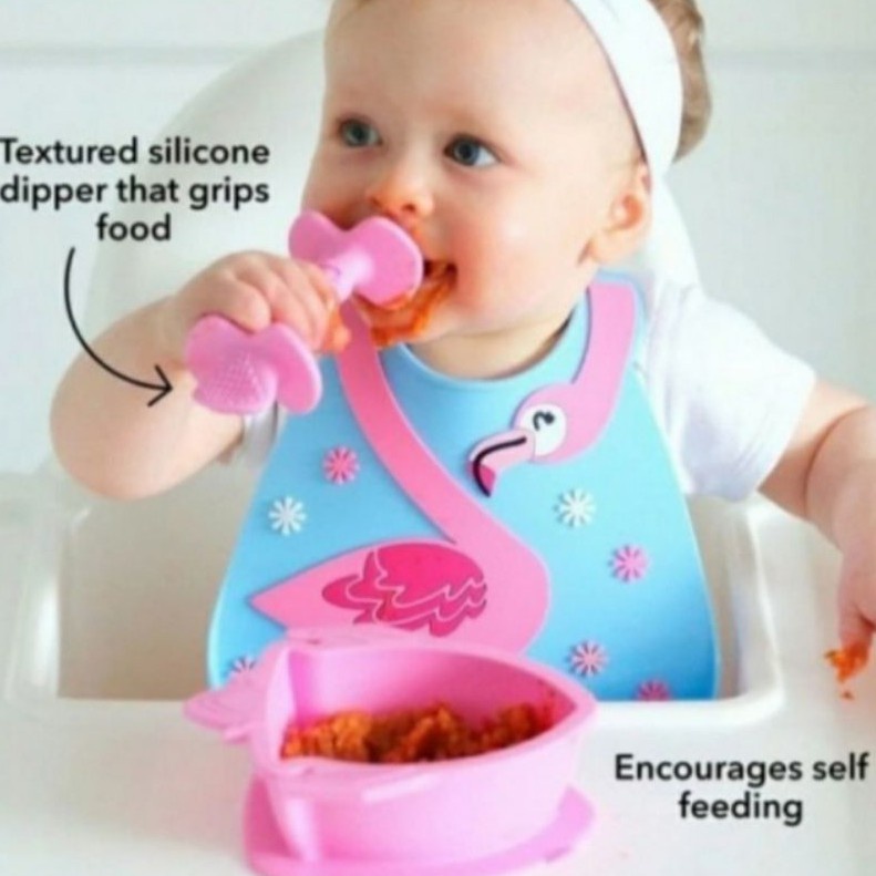 NUBY Dipeez Spoon All Silicone Baby Spoon Sendok Bayi BLW Self Feeding