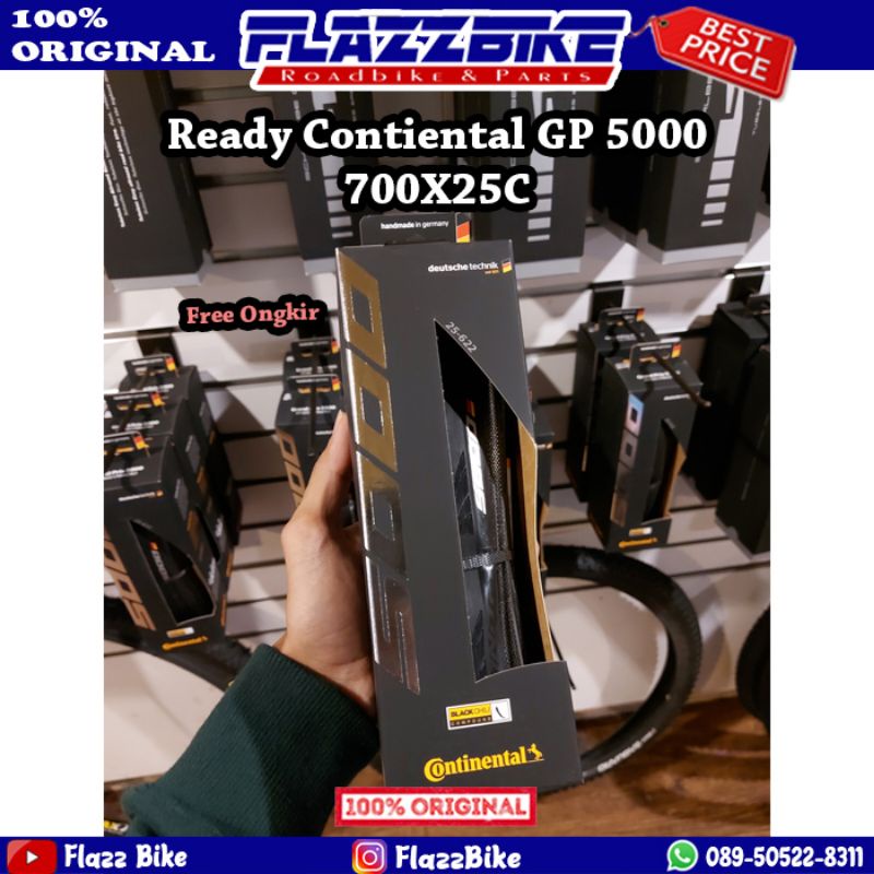 Continental GP 5000 700x25c - Grand Prix GP5000 Ban Luar Roadbike