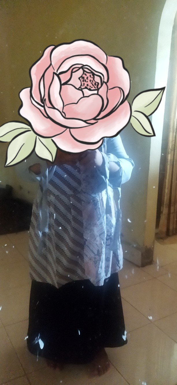 Tey-17 Batik Wanita Asj Sa Hrb026 Kenongo Kemeja Tosca Pendek