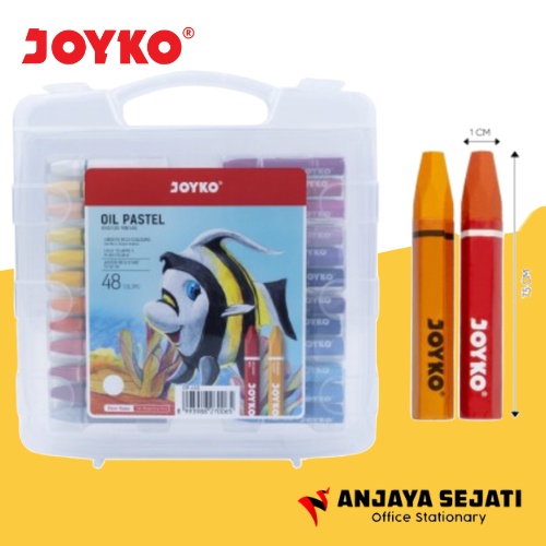 

Crayon Joyko | Oil Pastel 48 Warna