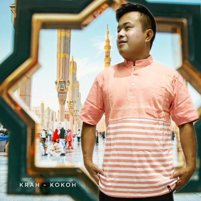 KAOS SALUR PRIA LENGAN PENDEK KERAH LENGAN PENDEK