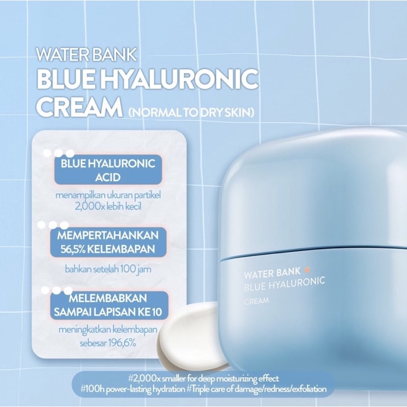 Laneige Water Bank Blue Hyaluronic HA Cream ( DRY )