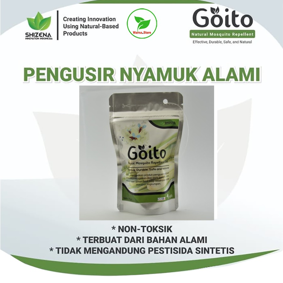 Goito Gel pengusir nyamuk berbahan alami kemasan 70 gram