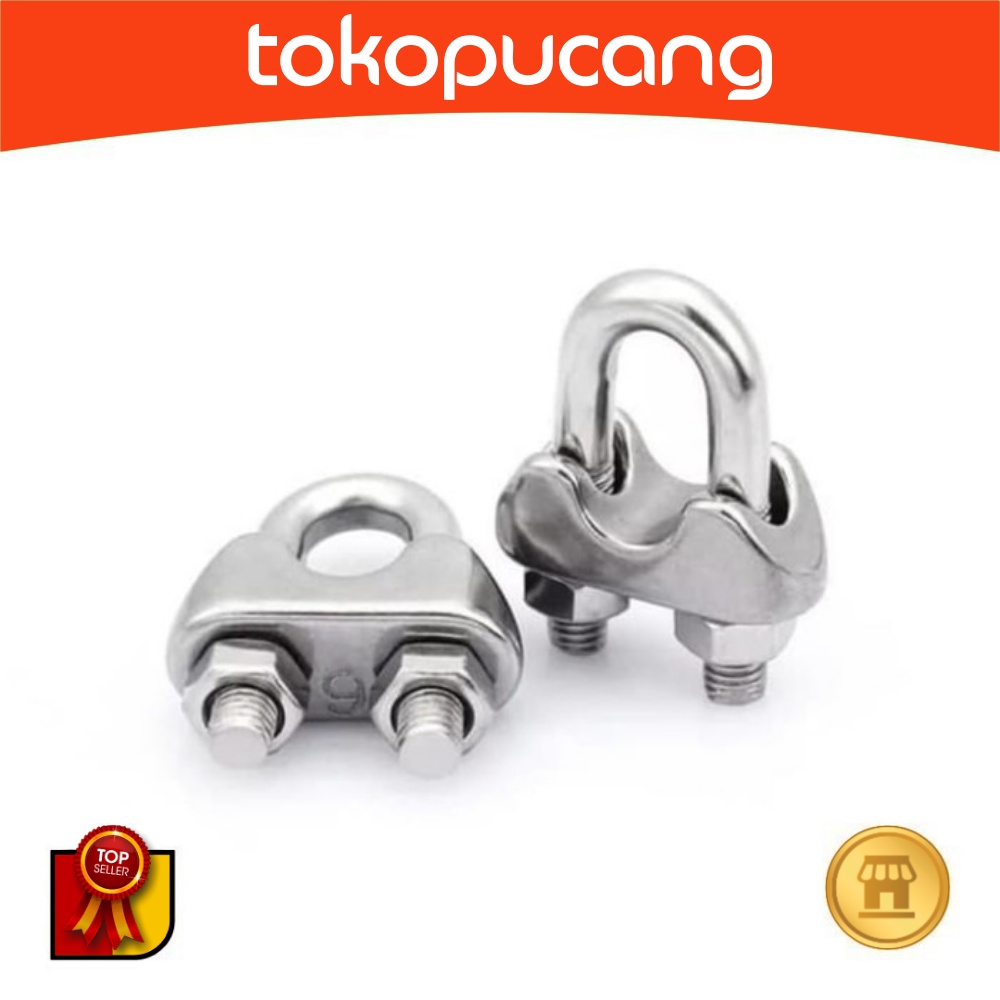 Klem Sling / Klem Seling / Kuku Macan M6 / 6mm ( 1/4" ) Klem Selling