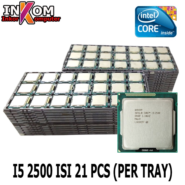 Processor Procie Intel Core i5 2500 LGA 1155 isi 21 pcs per Tray