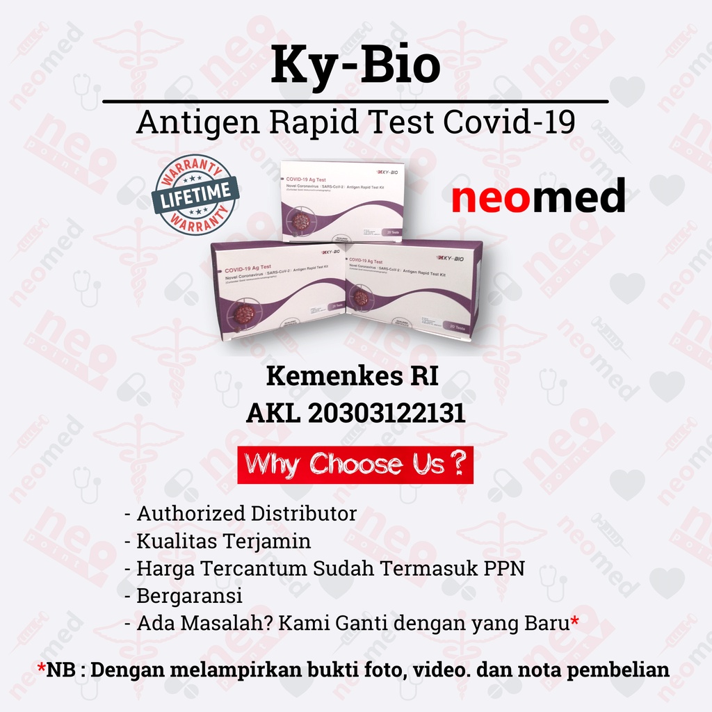 Alat Rapid Test Antigen Ky Bio Saliva (Air Liur)