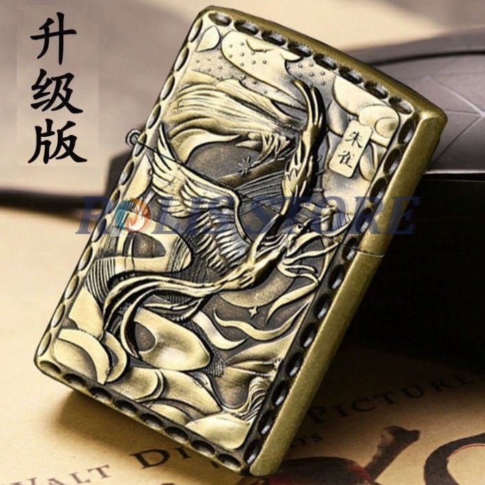 COD- Korek Api Jintai Kantai Motif Series Miracle Naga - Korek Unik Korek Klasik