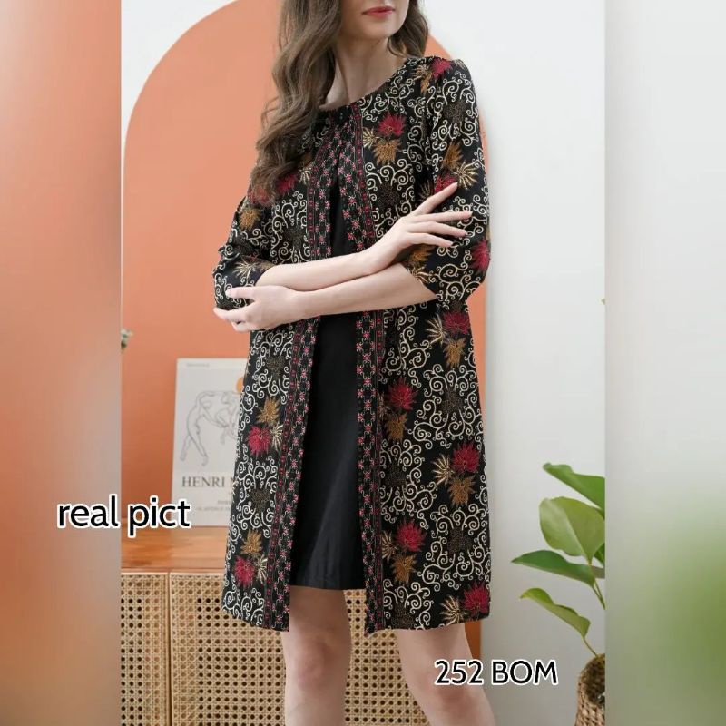 DRESS BATIK 252 BOM - ATASAN BATIK 262 BOM - OUTER BATIK 241 BOM