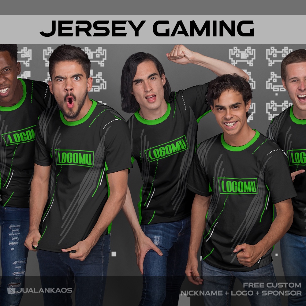 Baju Kaos Jersey Gaming ESports 868 Printing Custom