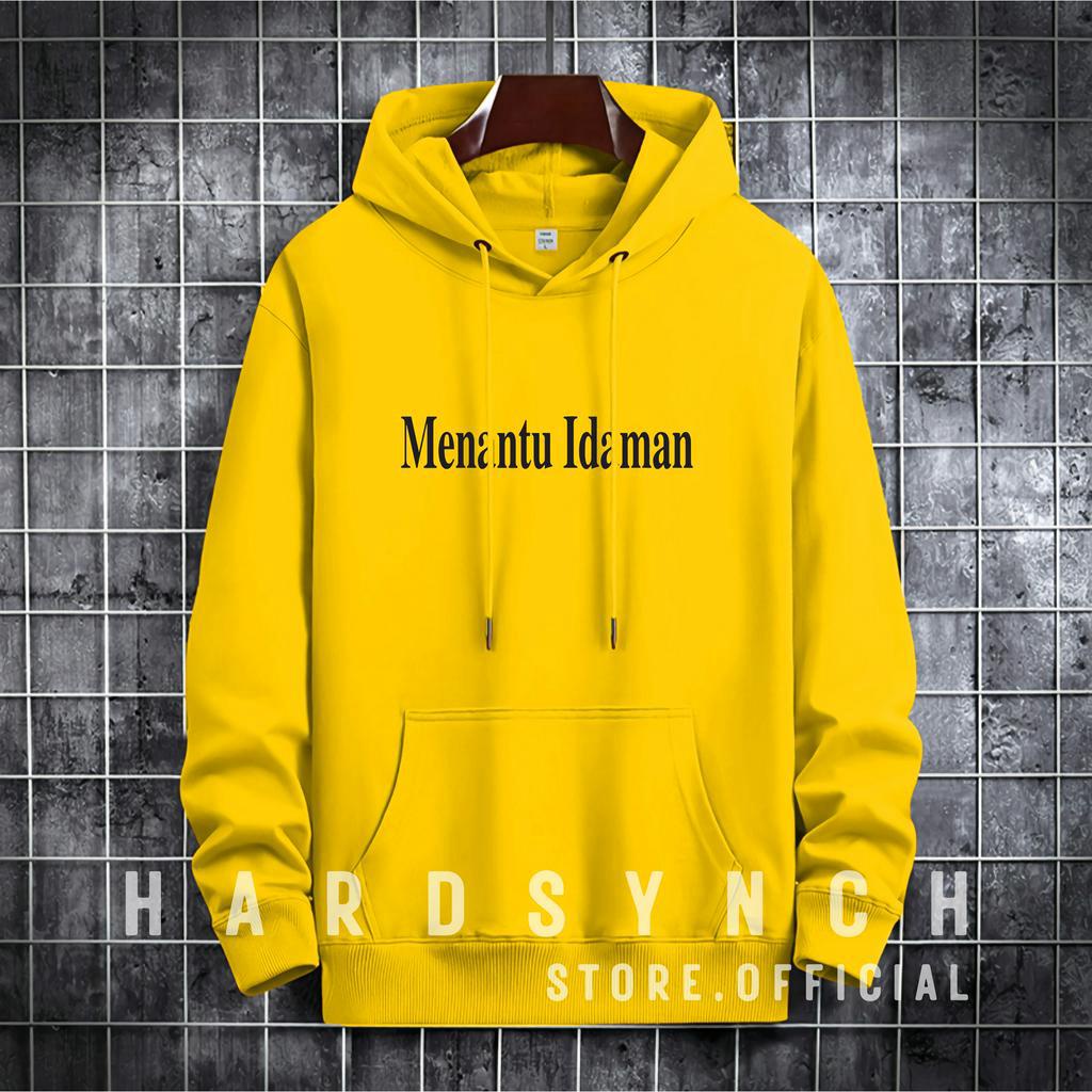 Sweater Hoodie Menantu Idaman Unisex ( Pria &amp; Wanita ) Premium Quality S-XXL Cotton Fleece / Sweater Korean Style / Sweater Hoodie / Sweater Polos / Sweater Wanita / Sweater Pria / Sweater Hoodie Distro Original