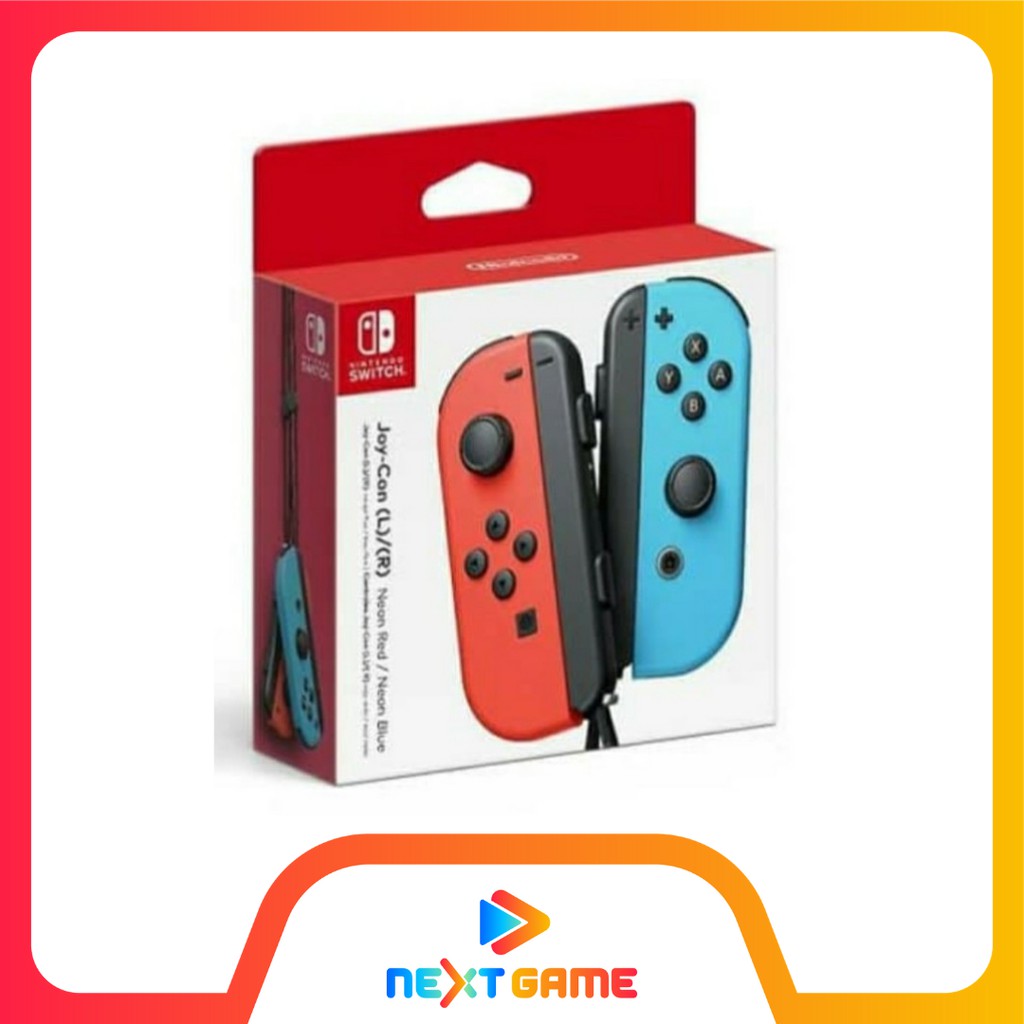 Joycon untuk Nintendo Switch warna Neon - Red Blue