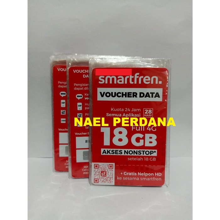 VOUCHER SMARTFREN 18GB NONSTOP