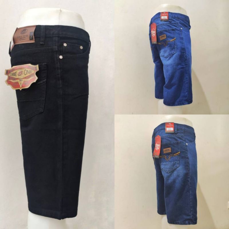 CELANA PENDEK JEANS STANDAR PRIA / CELANA PENDEK DENIM REGULER PRIA 27 sampai 38