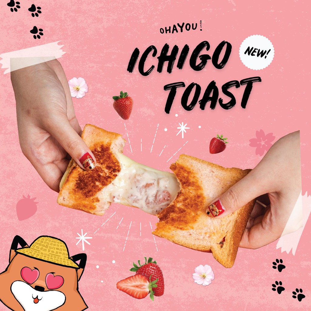 

Ohayou! ICHIGO Cheese Toast