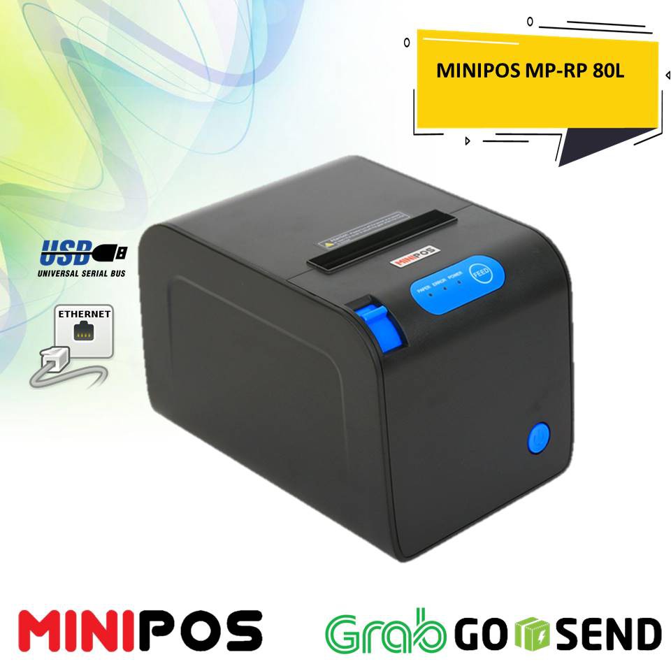 PRINTER KASIR THERMAL MINIPOS MP-RP80LAN PRINTER KASIR POS PPOB STRUK 80 MM