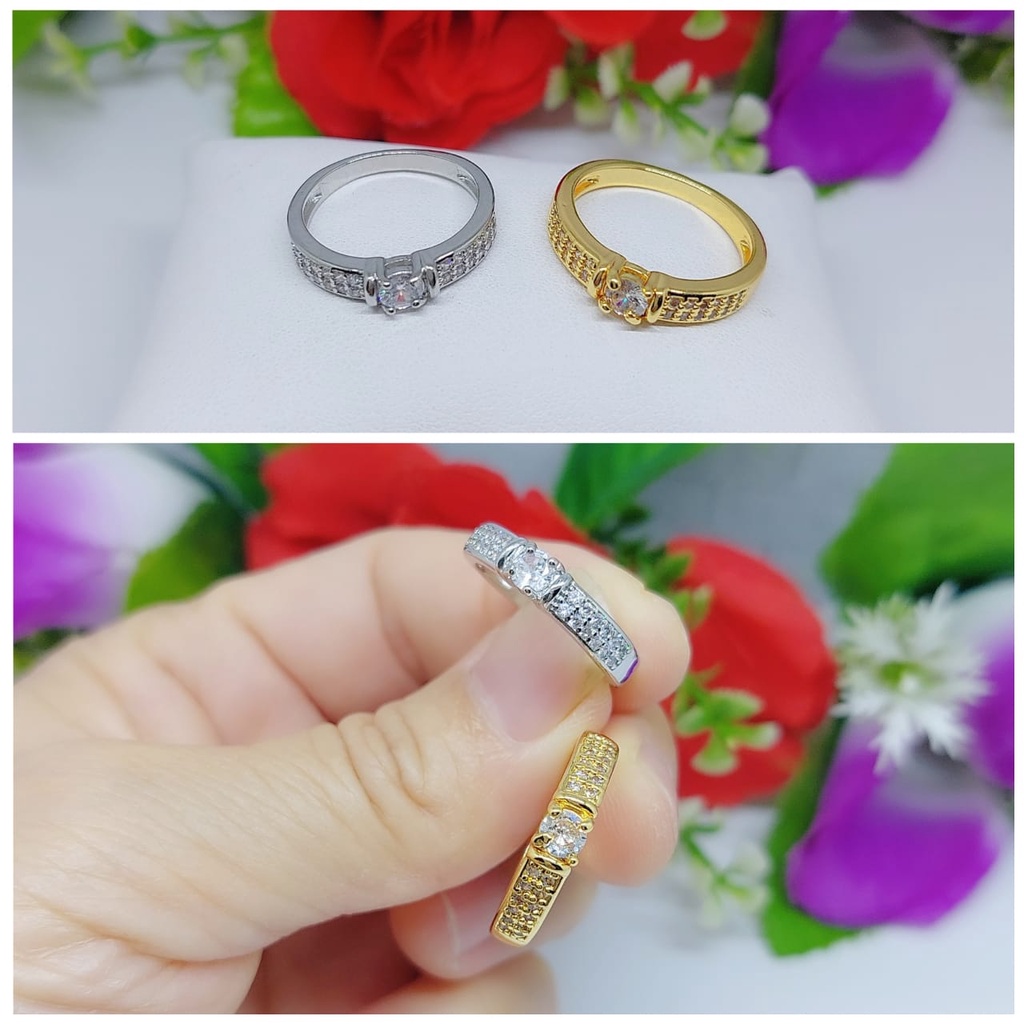 Cincin mata lapis emas perhiasan wanita jewelry 0119-0121