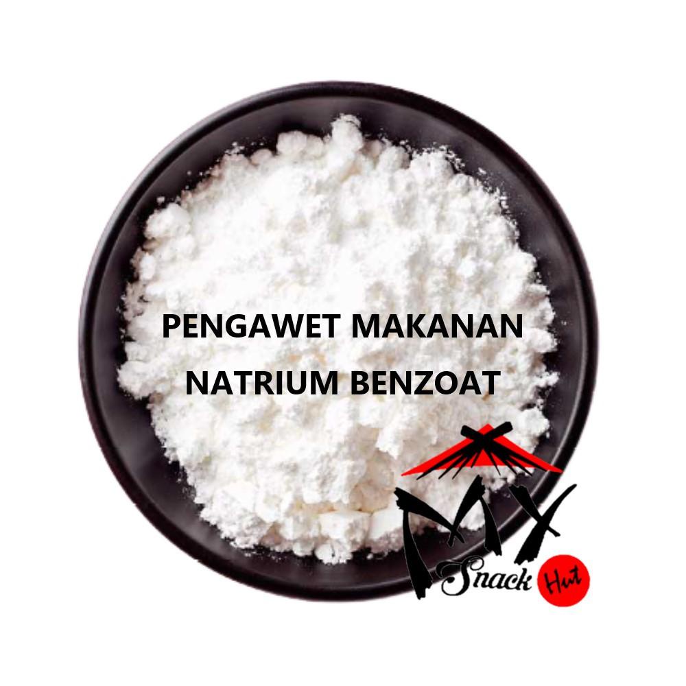 

SODIUM BENZOAT 50GR - BAHAN PENGAWET NATRIUM BENZOATE MAKANAN FOOD GRADE PRESERVATIVE PUROXS HOLLAND BELANDA HALAL MUI Berkualitas