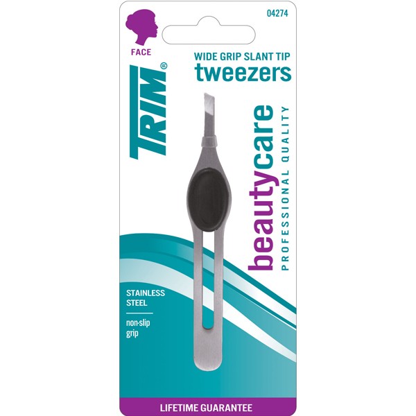 

TRIM Wide Grip Slant Tip Tweezers 5-26B