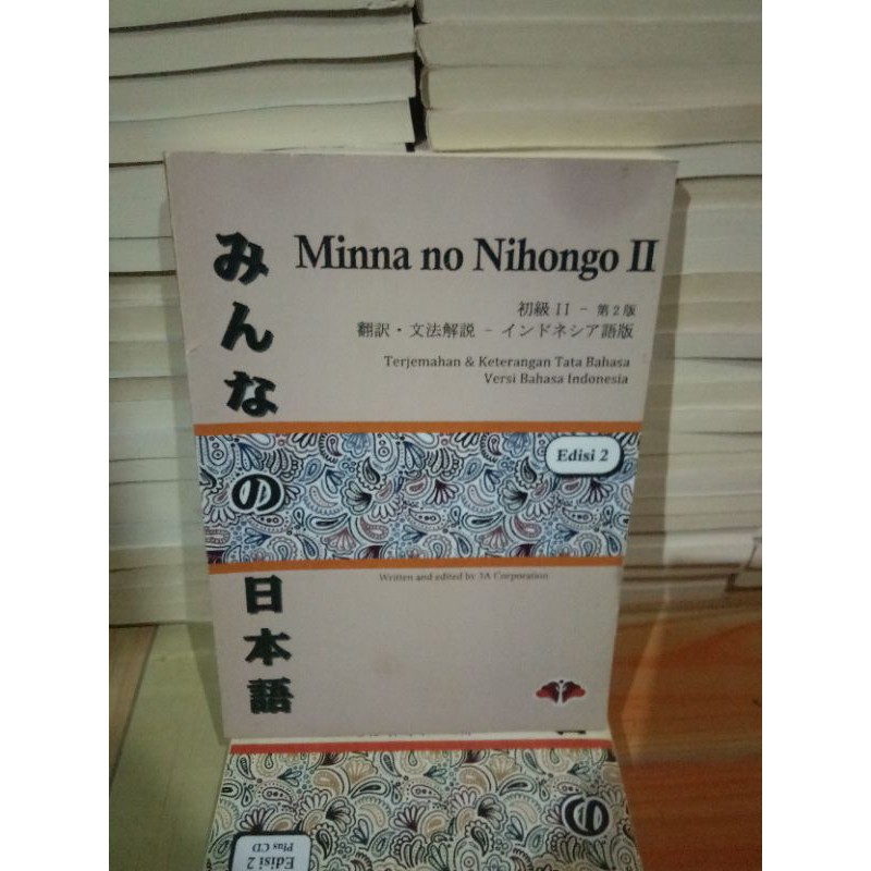BUKU MINNA NO NIHONGO VOL 2 TERJEMAHAN