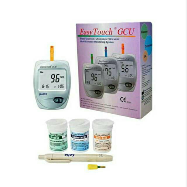 PROMO** EASYTOUCH Easy Touch alat cek gula Asam urat Kolesterol