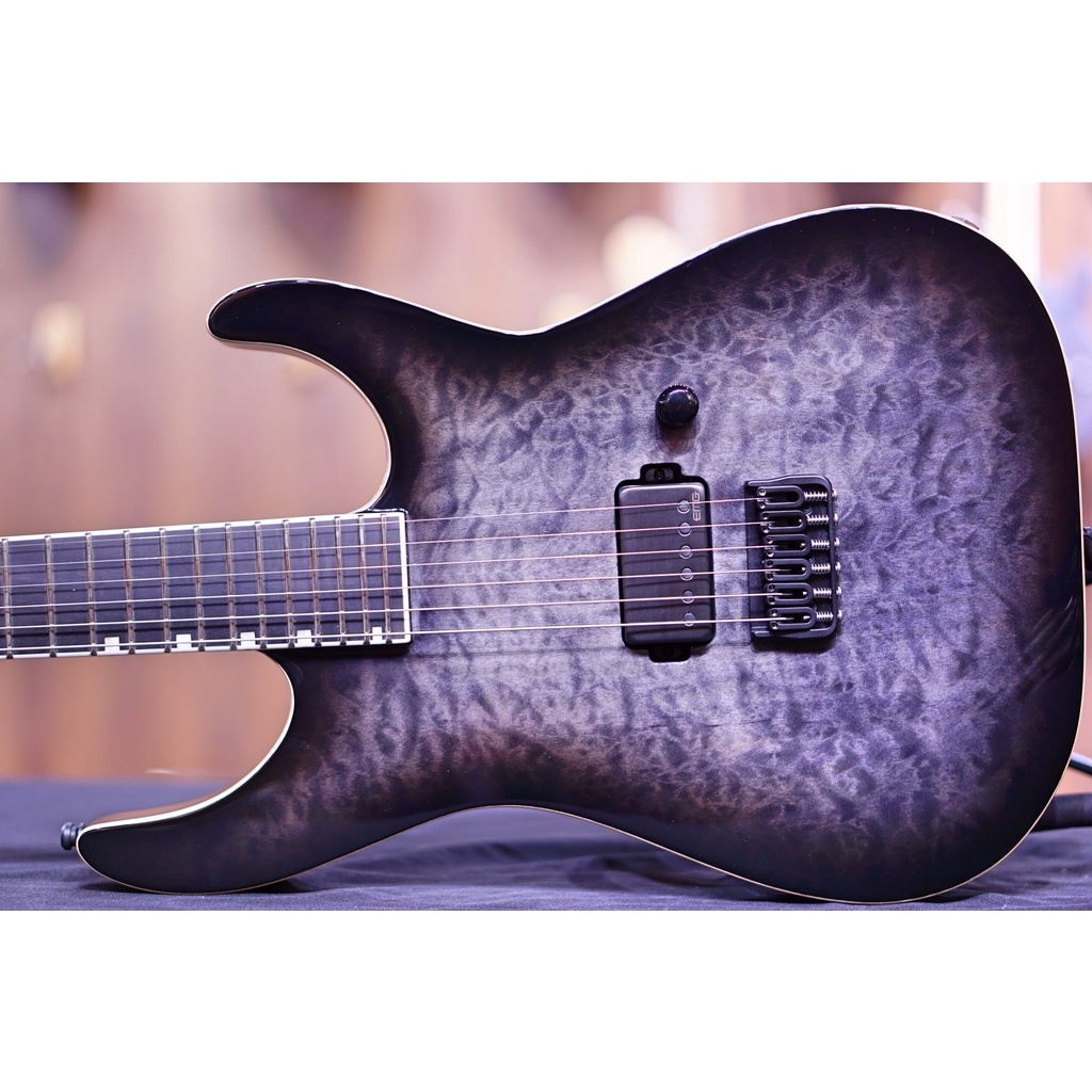 ESP E-II M-I THRU NT QM See thru black burst ES6920213