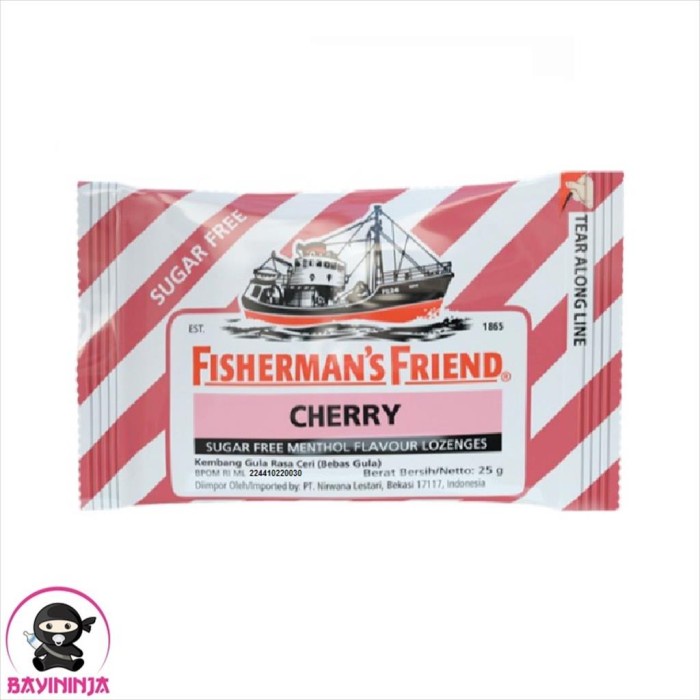 

FISHERMANS FRIEND Sugar Free Cherry 25 g T-Ninjabayi 01
