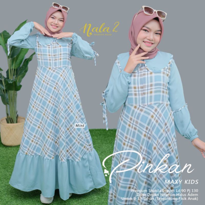 Pinkan Maxy Kids By ORI Nala 2 Fashion Hijab