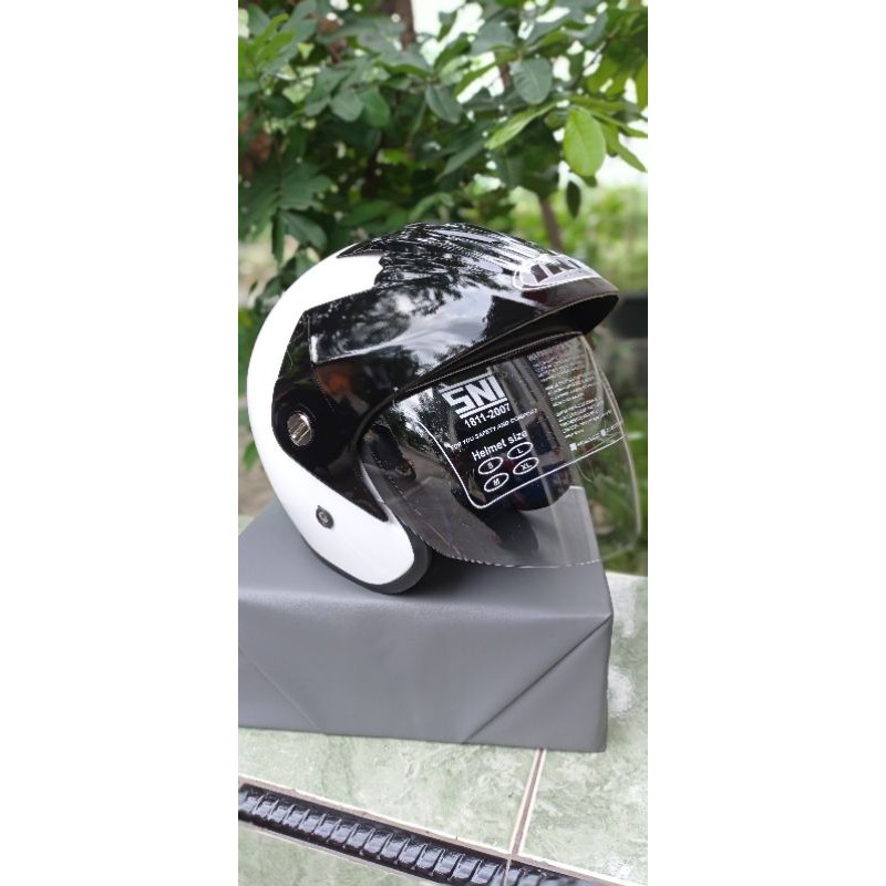 helm ink batman/classic replika-Putih