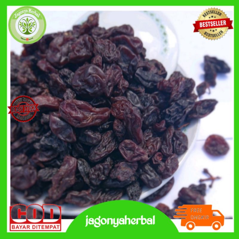 

KISMIS BLACK RAISIN 500G / KISMIS HITAM 500 GRAM / DARK RAISIN / KISMIS KERING / DRIED RAISIN