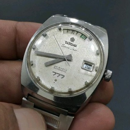 TITONI PRESIDENT SPACE STAR 777 25J Circa 1970