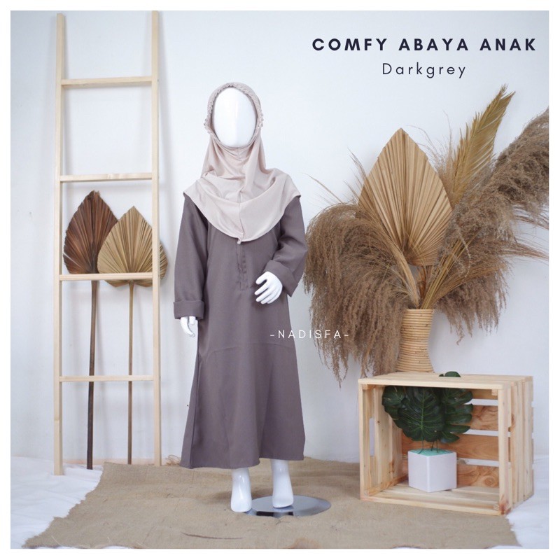 MINI COMFY ABAYA BAYI ANAK DAN REMAJA