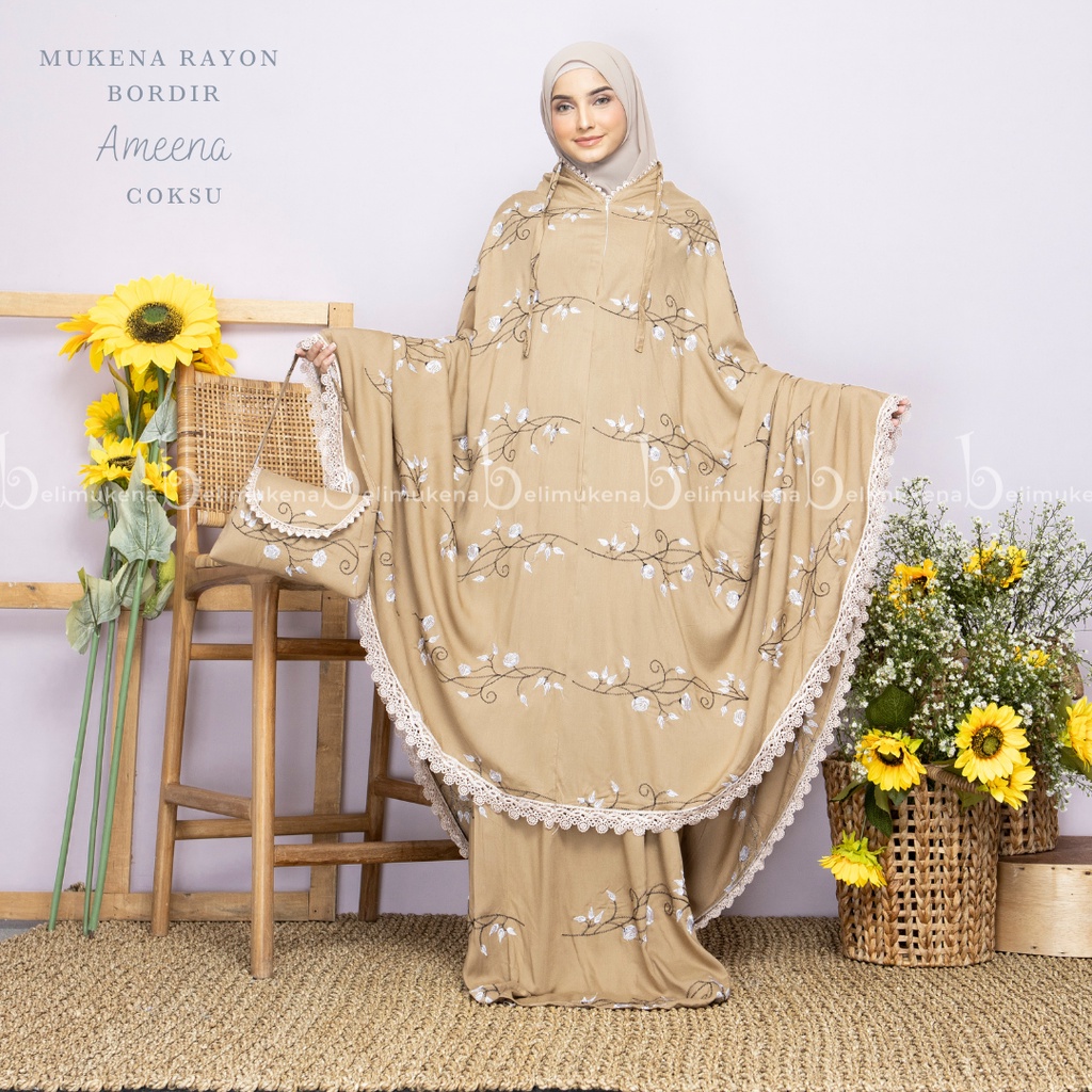 Mukena Dewasa 2in1 Bordir Ameena