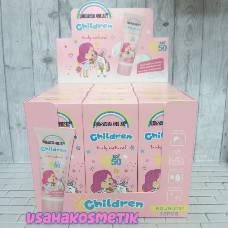 ECER!! SUNSCREEN CHILDREN TRULY NATURAL SPF 50 NO.JH-3751