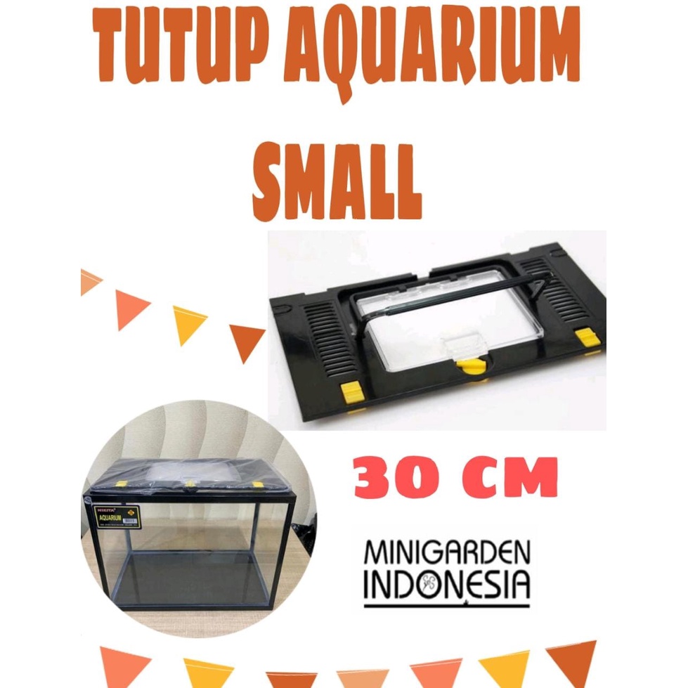 TUTUP AQUARIUM IKAN REPTILE COVER AKUARIUM ALL SIZE S , M , L , 60CM