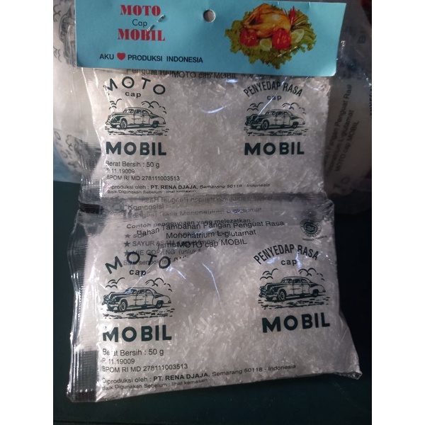

Moto Cap Mobil 1 Renteng isi 6 Sacheet @ 50 gr