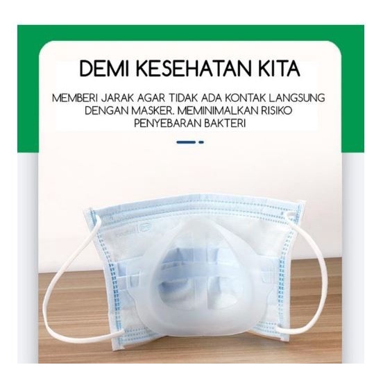 Penyangga Masker 3D Mask Bracket Anti Sesak Anti Pengap