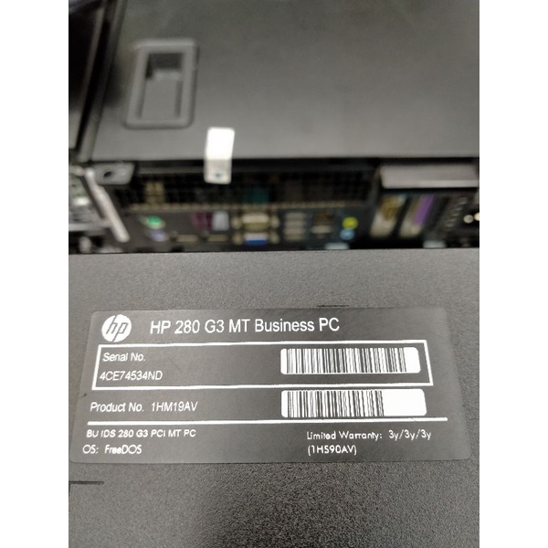 PC HP 280 G3 MT I5 6500 RAM 8 GB DDR4 SSD 256 SIAP PAKAI