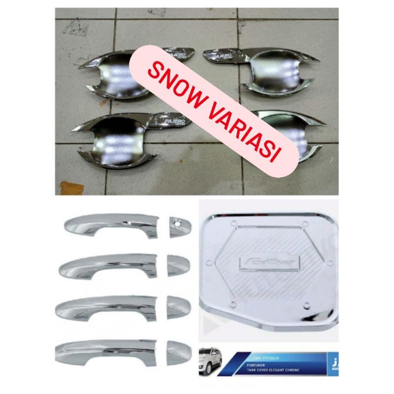 paket outer handle tank fortuner chrome jsl paket