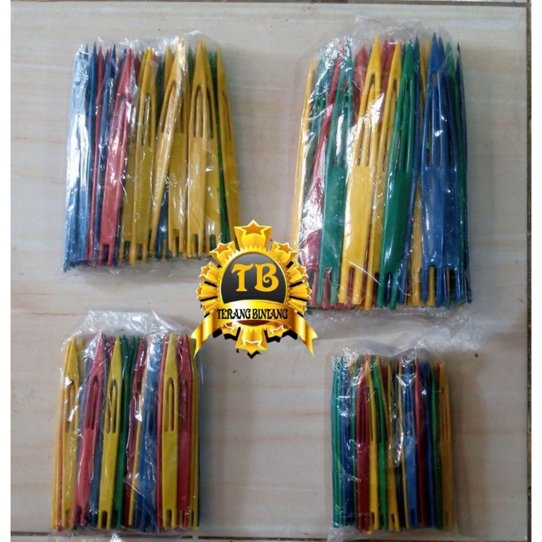 coban set isi 8pcs/alat rajut jaring/jarum sulam jaring/