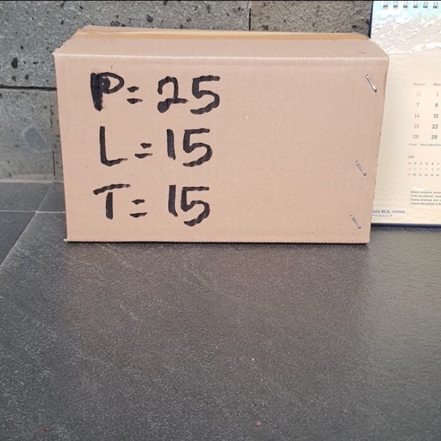 

Kardus Karton Dus Packing Uk 25 x 15 x 15 Cm