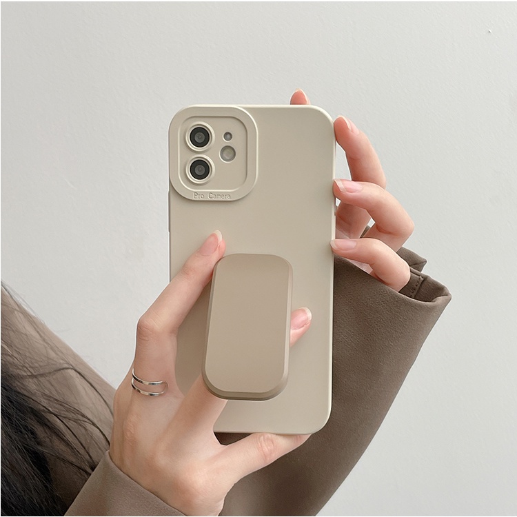 Soft Case Silikon 13pro 13prm Dengan Stand Untuk iphone 11 / 12pro Max / 7plus / 8plus / Xr / xs Max / 11 / 8plus / SE-Se2020207Plus