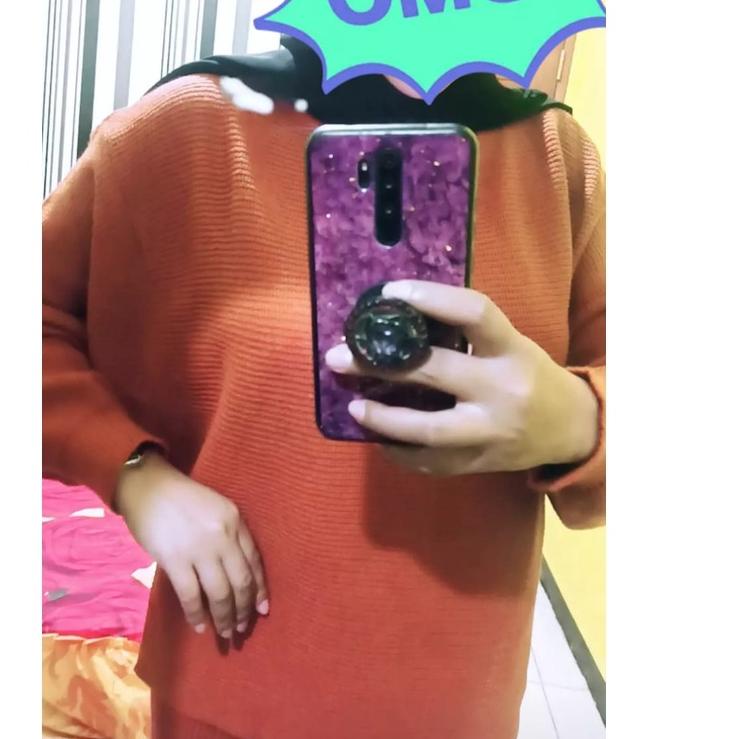 ➳ Batwing Baju Rajut Wanita Outerwear Tangan Panjang / Sweater Rajut Wanita Batwing Terbaru 2021 Kek