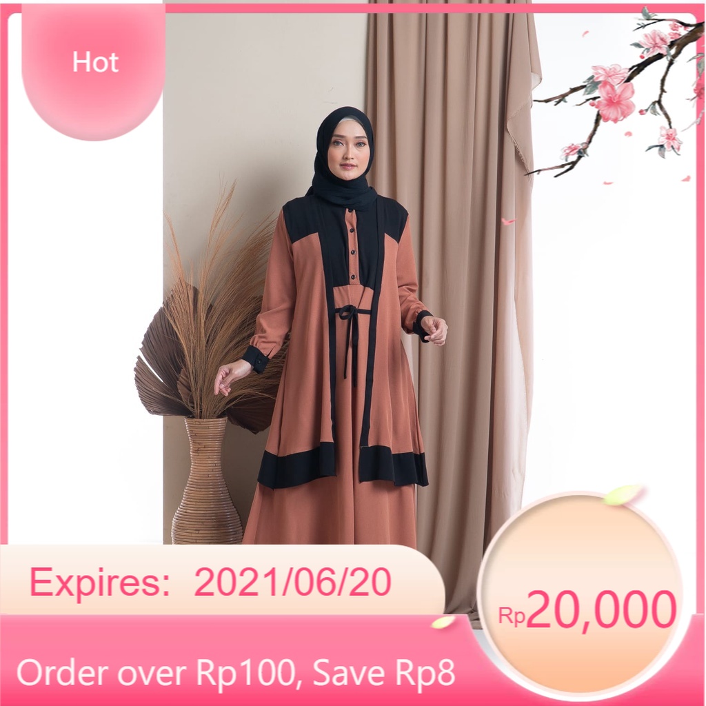 Queen Set 3 |  Set Baju Muslim | Set Korean Style | Casual Dress || Fashion Muslim Baju Gamis Muslim