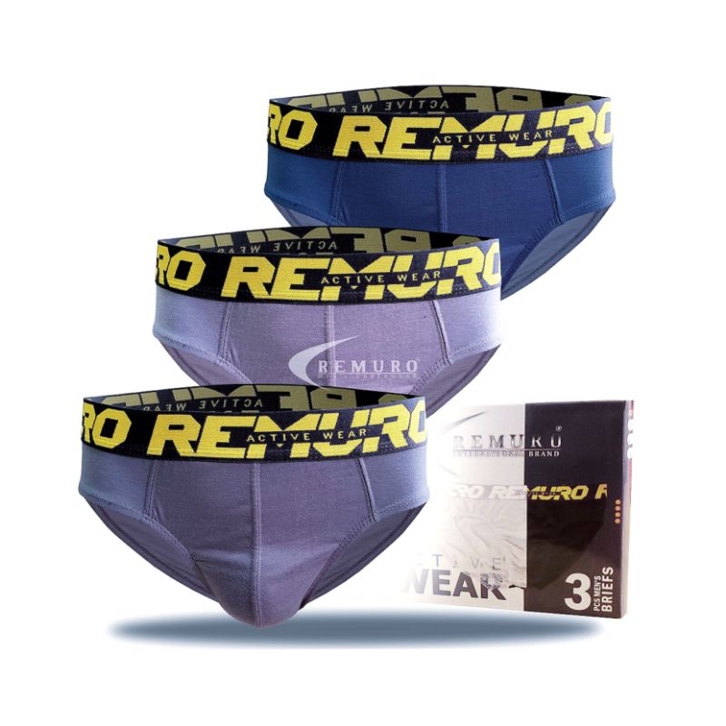 Remuro Celana Dalam Laki Dewasa Sport Premium Isi 3 CD Pria