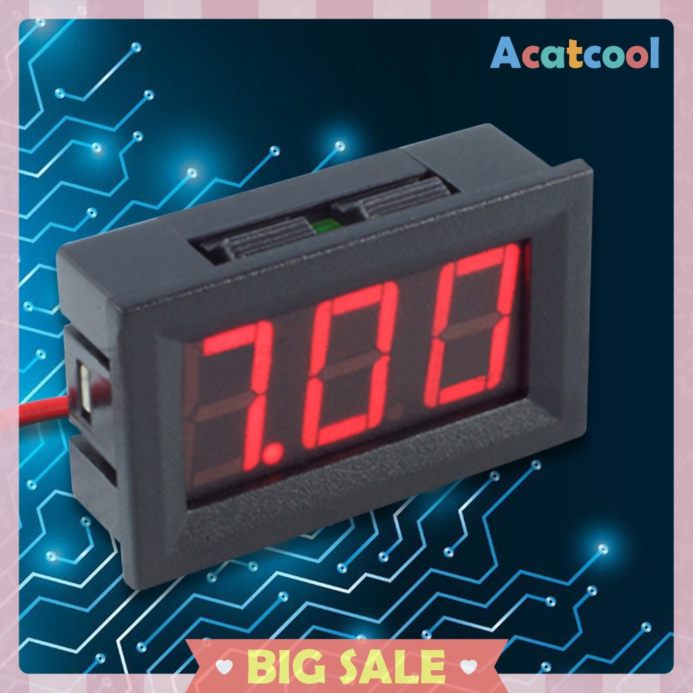 0.56inch LED Display DC 4.5-30V Two-wire Digital Voltmeter