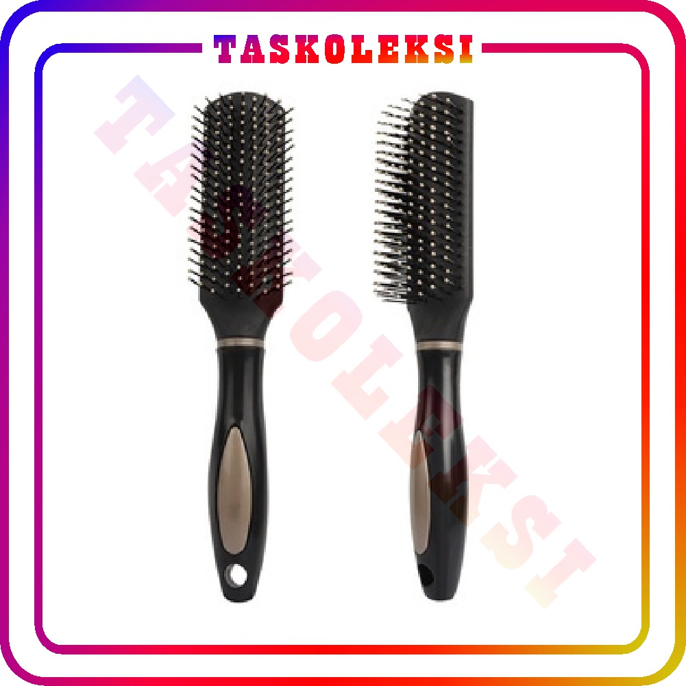 ☛TK☚ Hair Brush Sisir Semua Jenis Rambut Anti Kusut dan Pijat Kepala Flat Sisir R665